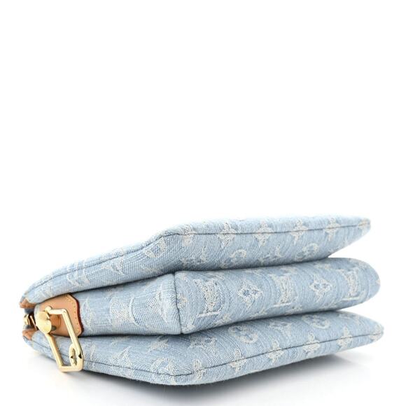 Louis Vuitton M11401 Coussin BB Sky Blue Monogram Denim 2Way Bag NEW IN BOX - Picture 4 of 10